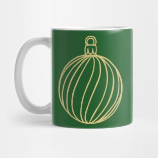 Simply Christmas Collection - Bauble - Classic Xmas Colours Mug